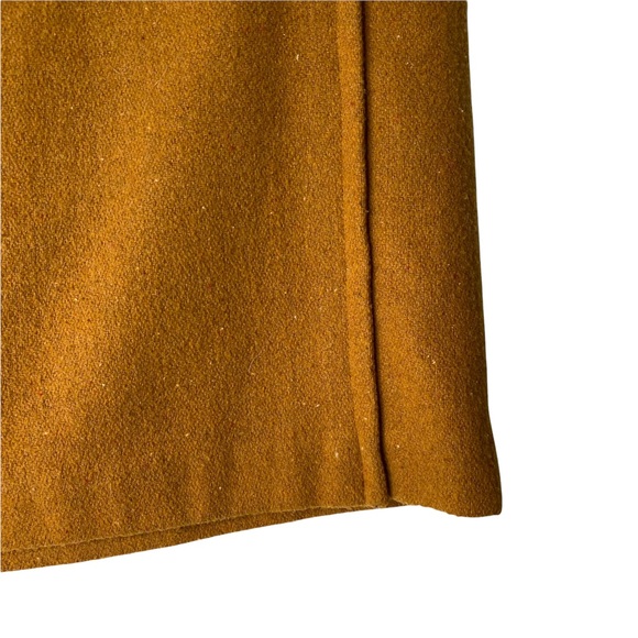 Banana Republic Wool Faux Wrap Skirt Tan Brown Fall Size 10 - Picture 10 of 12